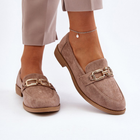 Loafersy damskie Misal 40 Jasnobeżowe (5905677080575) - obraz 7