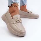 Loafersy damskie S.Barski LR490 40 Beżowe (5905677196740) - obraz 5