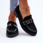 Loafersy damskie S.Barski HY3350A 41 Czarne (5905677148435) - obraz 4