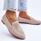 Loafersy damskie S.Barski Giovana 41 Beżowe (3094656369069) - obraz 5