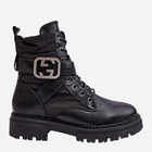 Жіночі зимові черевики Gennee 37 Чорні (5905677890105) - зображення 1