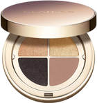 Тіні для повік Clarins Ombre 4 Colours Eyeshadow Palette 08 Amber gradation 4.2 г (3666057165436) - зображення 1