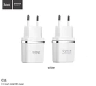 Hoco C11 СЗУ блок Smart 1USB 1A білий
