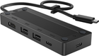 USB Hub HP USB-C Travel Hub G3 Black (86T46AA) - obraz 2
