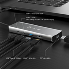 USB Hub J5create JCD401 USB4 Dual 4K Multi-Port Hub Grey (JCD401-N) - obraz 4