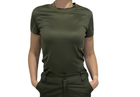Женская футболка тактическая военная олива M - изображение 3