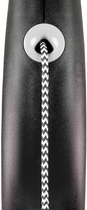 Повідець-рулетка Flexi Black Design XS трос 3 м Сріблястий (600.8308) - зображення 2