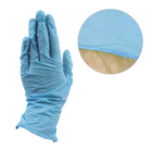 Перчатки нитриловые UNEX без талька VITRIL blue S 1 пара (0312462) - изображение 1