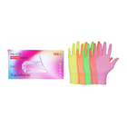 Перчатки Mediok нитриловые без талька rainbow 5 кольорів S 100 шт (0304961) - изображение 2