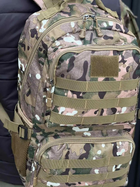 Універсальна військова сумка, армійська сумка містка 30л тактичний туристичний рюкзак Мультикам - зображення 4