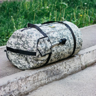 Универсальная сумка баул военная, армейский баул пиксель Оксфорд 120 л тактический баул-рюкзак - изображение 7