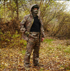 Тактический водозащитный комплект куртка и брюки с чехлом размер XL мультикам - изображение 1