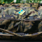 Універсальна сумка баул військова, армійський баул камуфляж Оксфорд 100 л тактичний баул-рюкзак - зображення 8