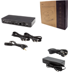 Док-станція i-Tec USB-C/Thunderbolt KVM Dual Display + Power Delivery 65/100W Black (C31DUALKVMDOCKPD) - зображення 5