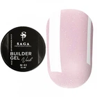 Гель для нарощування Saga Builder Veil Gel №03 15 мл (Світло рожевий з мікроблиском)