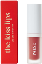 Matowa szminka w płynie Paese The Kiss Lips 02 Nude Cora z witaminą E 3.4 ml (5902627624513) - obraz 1