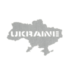 Нашивка M-Tac Ukraine (контур) сквозная Laser Cut светоотражающая - изображение 1