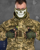 Тактический военный полевой костюм горка 7.62 ( Китель + Штаны ), Камуфляж: Пиксель ВСУ, Размер: XXL - изображение 4