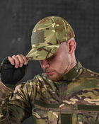 Тактический военный полевой костюм Defender ( Китель + Футболка + Штаны ), Камуфляж: Мультикам, Размер: S - изображение 6