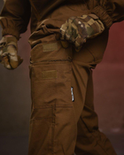 Тактичний військовий польовий костюм Varan ( Китель + Штани ), Камуфляж: Койот, Розмір: XXL - зображення 8