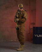 Тактичний військовий польовий костюм Varan ( Китель + Штани ), Камуфляж: Койот, Розмір: XXXL - зображення 3