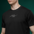 Футболка Basic Military T-Shirt з авторським принтом NAME. Чорна. Розмір L - зображення 3
