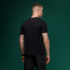 Футболка Basic Military T-Shirt з авторським принтом NAME. Чорна. Розмір S - зображення 4