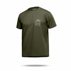 Футболка Basic Military T-Shirt. HMMWV. Cotton, олива. Розмір XL