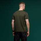 Футболка Basic Military T-Shirt. HMMWV. Cotton, олива. Розмір XL - зображення 4
