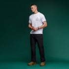 Футболка Basic Military T-Shirt. HMMWV. Cotton, белый. Размер M - изображение 5