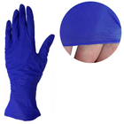 Перчатки нитриловые без талька Safe Touch Advanced Violet размер L 100 шт (1105-TG_D) (0104313) - изображение 1