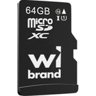 Карта пам'яті microSDXC, 64Gb, Class10 uhs-1, Wibrand, без адаптера (wicdxu1/64gb)