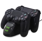 Зарядка для джойстика PS4 Dobe Док Станция для PlayStation 4 Dualshock Черный