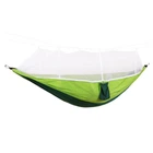 Туристичний гамак UKC Hammock Net зелений 200 кг. підвісний нейлоновий з москітною сіткою