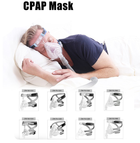 Сіпап маска носо-ротова L розмір для неінвазивної вентиляції легень та сіпап терапії - зображення 6