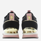 Жіночі кросівки U.S. Polo Assn uspfrisby004w-blk 37 Чорні (8055197449783) - зображення 4