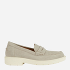 Loafersy damskie skórzane Geox geod25qra00022c1010 36 Szare (8056206534254) - obraz 1