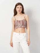 Топ женский H&M 0991007_кор XS Коричневый (KAY2000001508183)