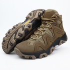 Шкіряні тактичні черевики OKSY TACTICAL Koyot літні (сітка) 43 розмір - зображення 1