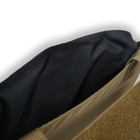 Універсальна сумка-захист паху (напашник-фартух) з балістичним пакетом 1 клас захисту Militex cordura Койот - зображення 8