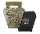 Універсальна сумка-захист паху (напашник-фартух) з балістичним пакетом 1 клас захисту Militex cordura USA Мультикам - зображення 1