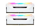 Пам'ять для настільних комп'ютерів Corsair 16 GB (2x8GB) DDR4 3200 MHz Vengeance RGB Pro White (CMW16GX4M2C3200C16W)