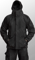 Куртка непромокальна з флісовою підстібкою S Black - зображення 13