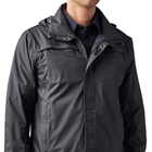 Куртка штормова 5.11 Tactical TacDry Rain Shell 2.0 L Black - зображення 3