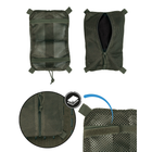 Подсумок универсальный сетчастый Sturm Mil-Tec® Mesh Bag with Velcro L Olive (16003601-L) - изображение 2