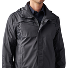 Куртка штормова 5.11 Tactical TacDry Rain Shell 2.0 2XL Black - зображення 3
