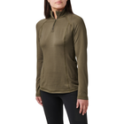 Термореглан жіночий 5.11 Tactical Women's Stratos 1/4 Zip S RANGER GREEN - зображення 3