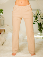 Спортивні штани жіночі Kalimo Maio XL Бежеві (5902429226595) - зображення 1