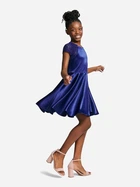Подростковое летнее нарядное платье для девочки Calvin Klein 746497289 146 см Синее (1159804736)