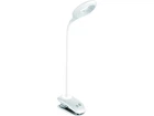 Настільна лампа TLС-04W 6W+USB+нічник біла Luxel